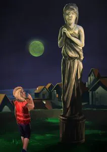 Lena und die Frau im Mond (Mädchen im Kinderbuch)
