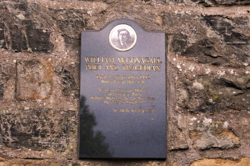 Greyfriars Kirkyard Edinburgh Grab von McGonagall