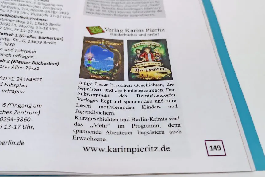 Kinderbuchverlag aus Berlin-Reinickendorf